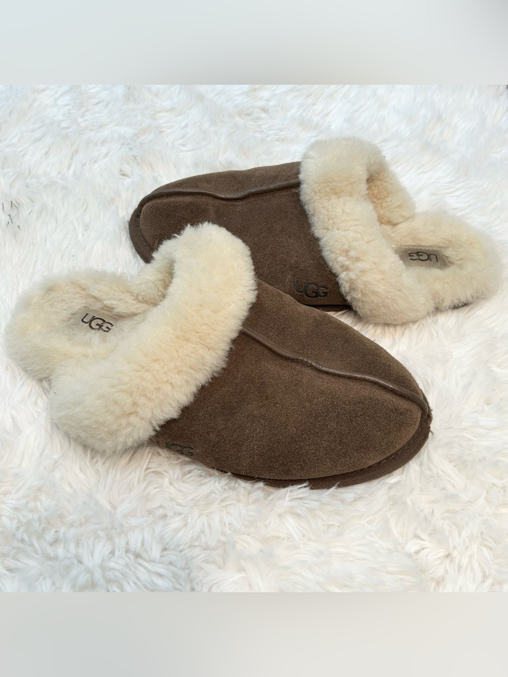 Womens Ugg Scuffette II Slippers in Espresso